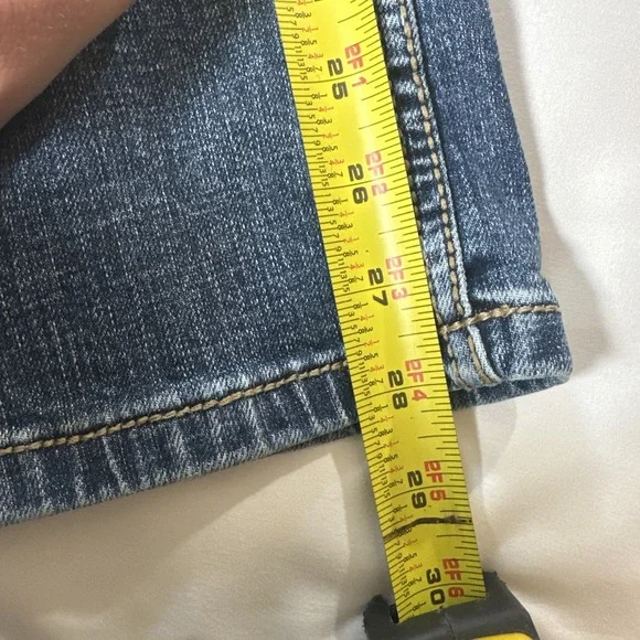 Wrangler Retro Jeans Mens 38 x 30 Blue Slim Boot Cut Denim Western Cowboy Rock - Picture 6 of 8